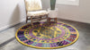 Chateau Elegance Collection Area Rug -  Trianon Round Gold  lifestyle 22