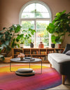 Marrakesh Elegance Collection Area Rug -  Azrou Round Multi  lifestyle 46