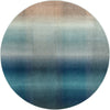Marrakesh Elegance Collection Area Rug -  Agadir Round Blue  lifestyle 25