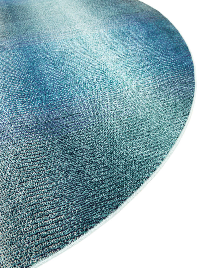 Marrakesh Elegance Collection Area Rug -  Agadir Round Blue  lifestyle 64