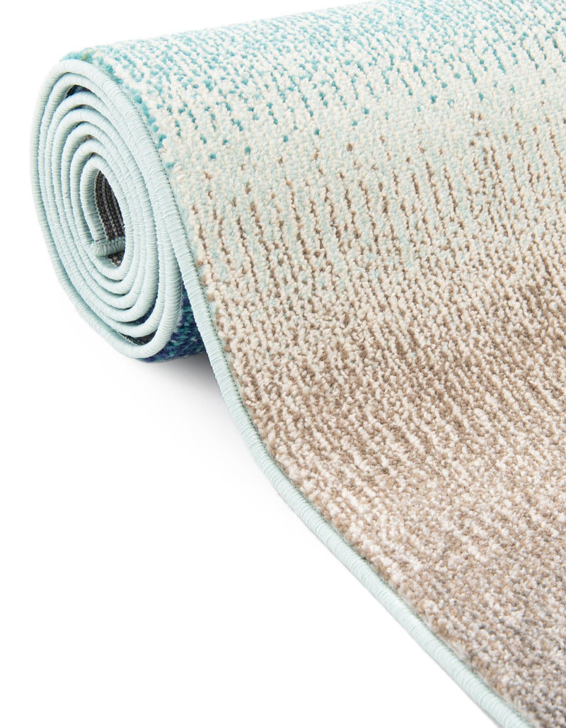 Marrakesh Elegance Collection Area Rug -  Agadir Round Blue  lifestyle 75