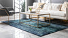 Chateau Elegance Collection Area Rug -  Louvre Rectangular Blue  lifestyle 41