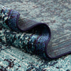Chateau Elegance Collection Area Rug -  Louvre Rectangle Blue  lifestyle 25