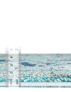 Chateau Elegance Collection Area Rug -  Louvre Rectangle Light Blue  lifestyle 13
