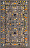 Chateau Elegance Collection Area Rug -  Luxembourg Rectangular Gray  lifestyle 15