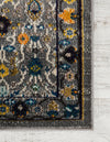 Chateau Elegance Collection Area Rug -  Luxembourg Rectangle Gray  lifestyle 3