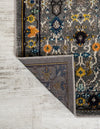 Chateau Elegance Collection Area Rug -  Luxembourg Rectangle Gray  lifestyle 4