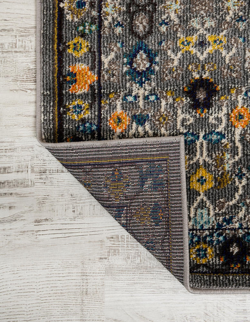 Chateau Elegance Collection Area Rug -  Luxembourg Rectangle Gray  lifestyle 4