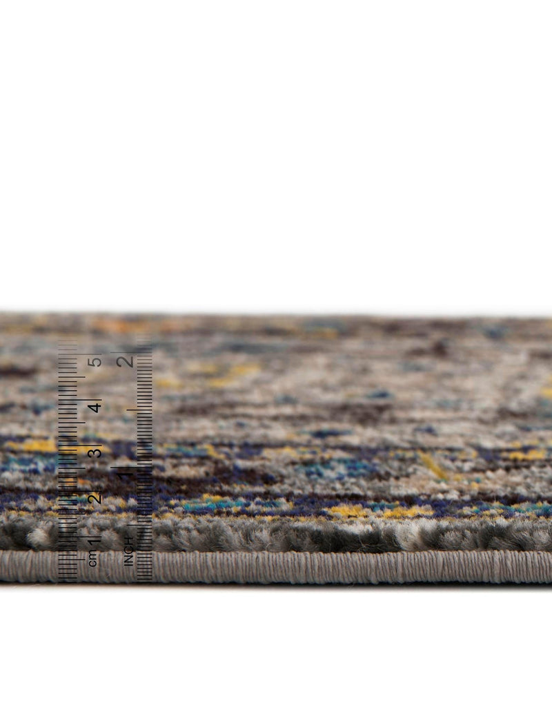Chateau Elegance Collection Area Rug -  Luxembourg Rectangle Gray  lifestyle 15