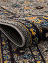 Chateau Elegance Collection Area Rug -  Luxembourg Rectangle Gray  lifestyle 16