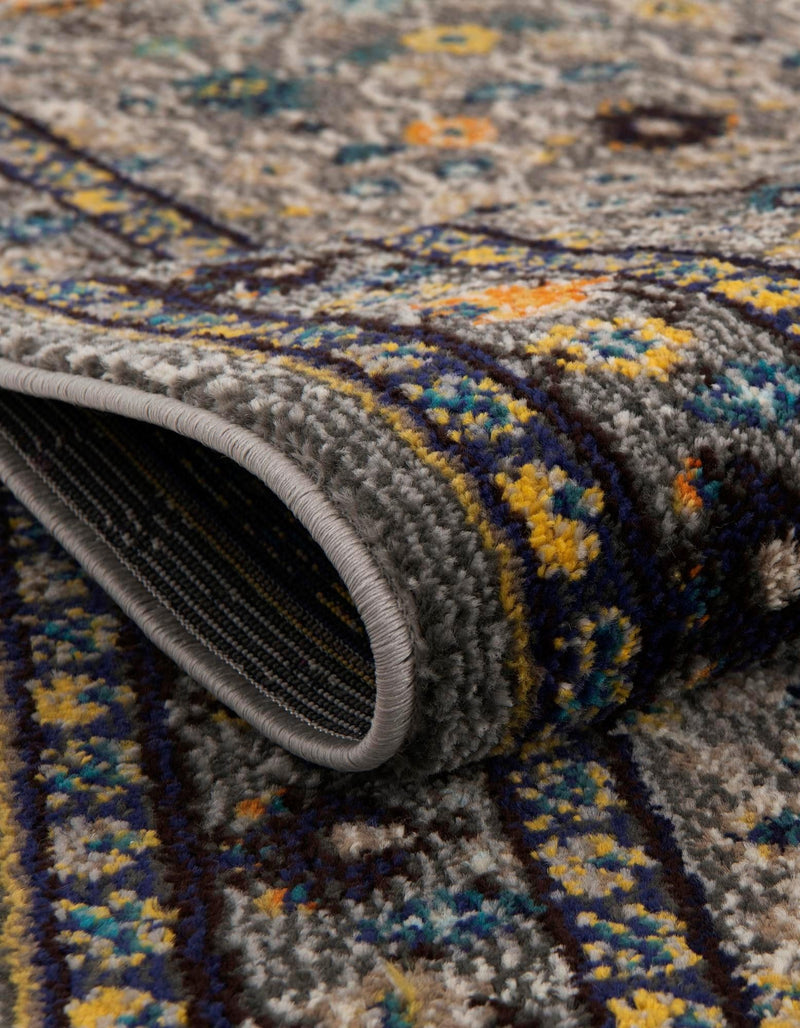 Chateau Elegance Collection Area Rug -  Luxembourg Rectangle Gray  lifestyle 16