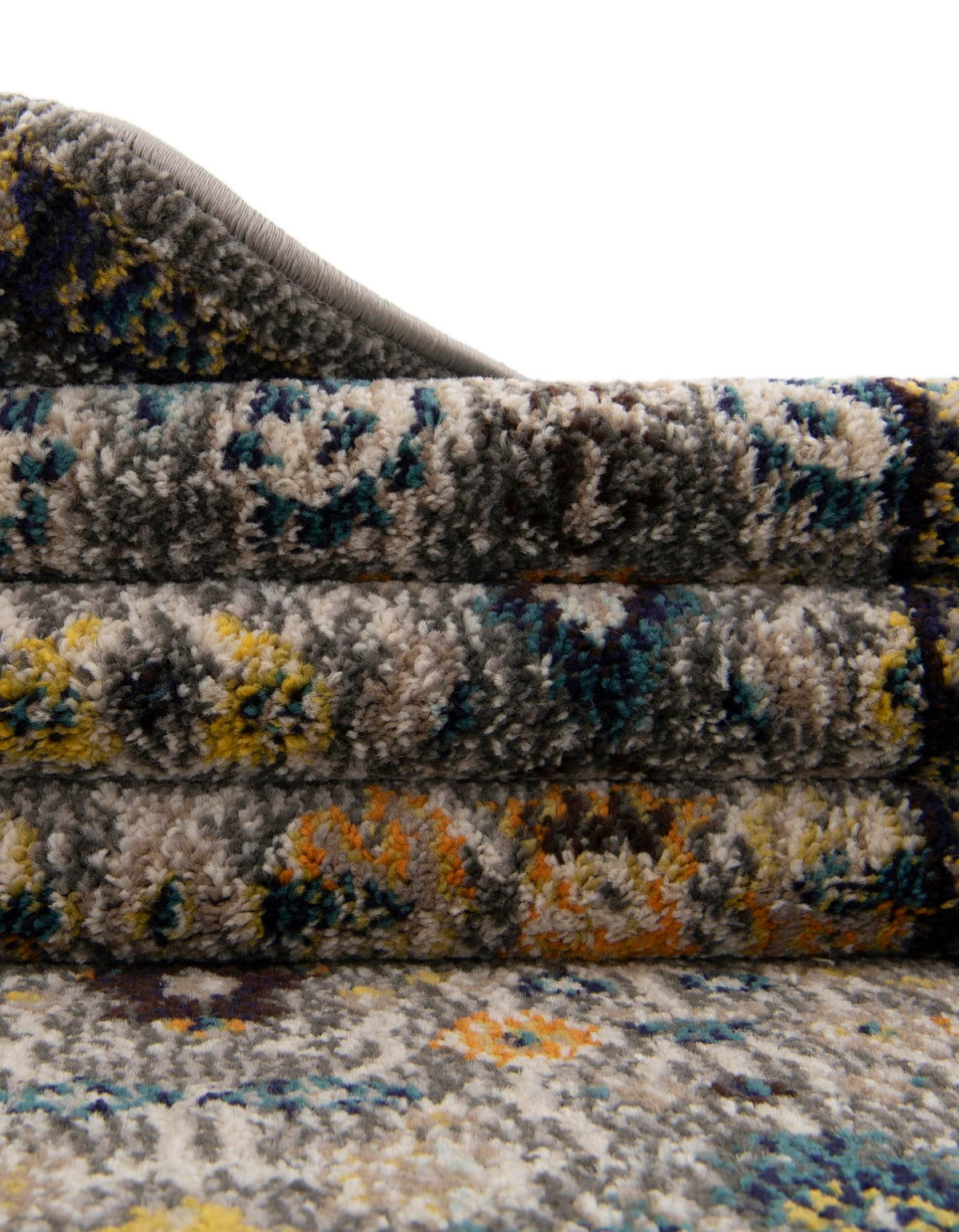 Chateau Elegance Collection Area Rug -  Luxembourg Rectangle Gray  lifestyle 15