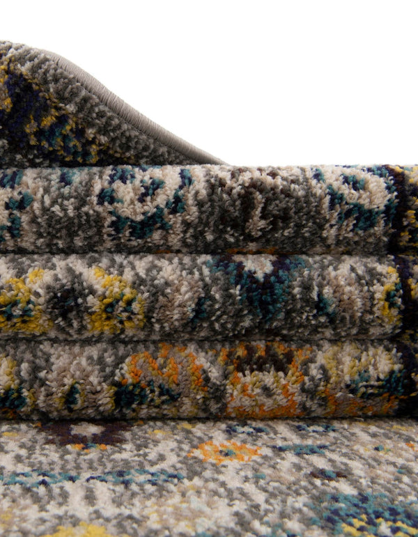 Chateau Elegance Collection Area Rug -  Luxembourg Rectangle Gray  lifestyle 15