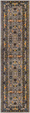 Chateau Elegance Collection Area Rug -  Luxembourg Runner Gray  lifestyle 17