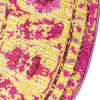 Chateau Elegance Collection Area Rug -  Tuileries Round Pink  lifestyle 83