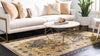 Chateau Elegance Collection Area Rug -  Tuileries Rectangle Gray  lifestyle 11