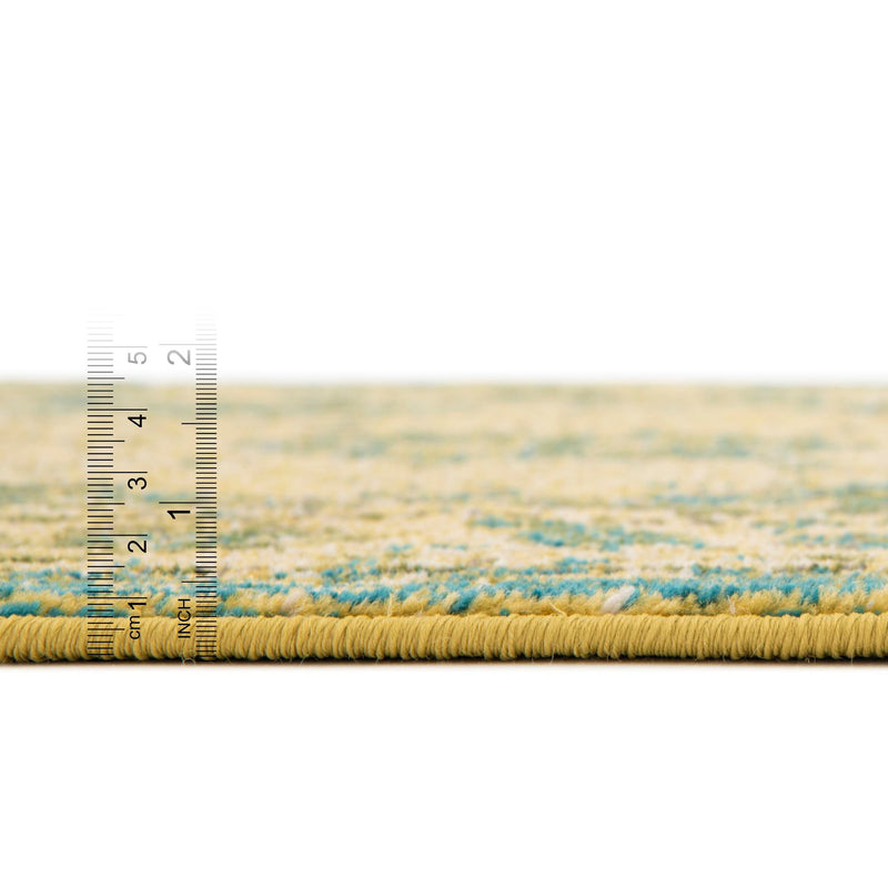 Chateau Elegance Collection Area Rug -  Tuileries Rectangle Green  lifestyle 20