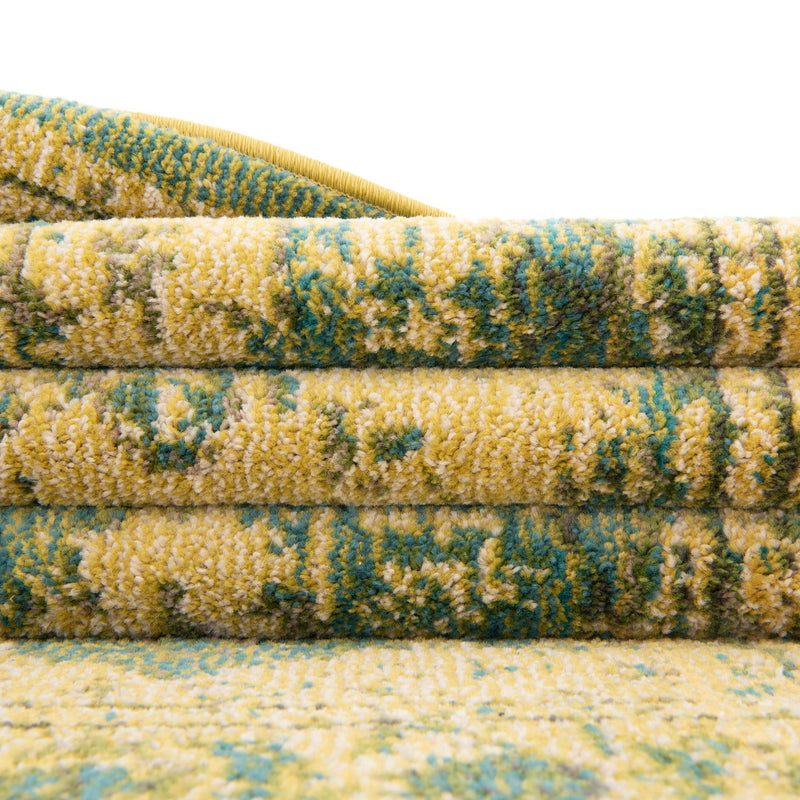 Chateau Elegance Collection Area Rug -  Tuileries Rectangle Green  lifestyle 44