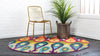 Marrakesh Elegance Collection Area Rug -  Zagora Round Multi  lifestyle 18
