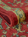 Persian Elegance Collection Area Rug -  Khorasan Rectangle Red  lifestyle 12
