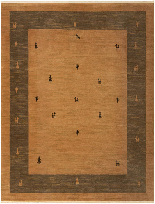 Zagros Oasis Collection Area Rug -  Tuyserkan Rectangle Tan Main