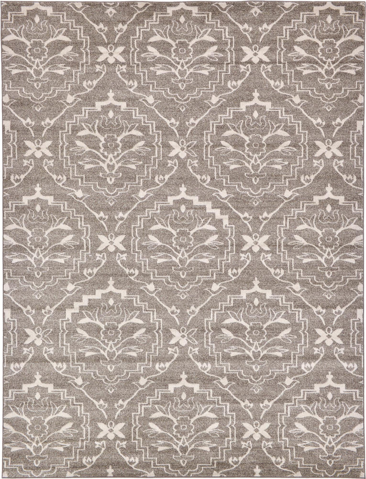 Venetian Tapestry Collection Area Rug -  Cannaregio Rectangle Light Brown Main