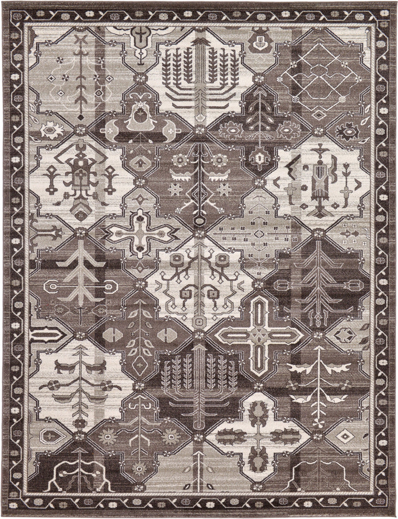 Horizon Collection Area Rug - Dawn Rectangle Light Brown  lifestyle 7