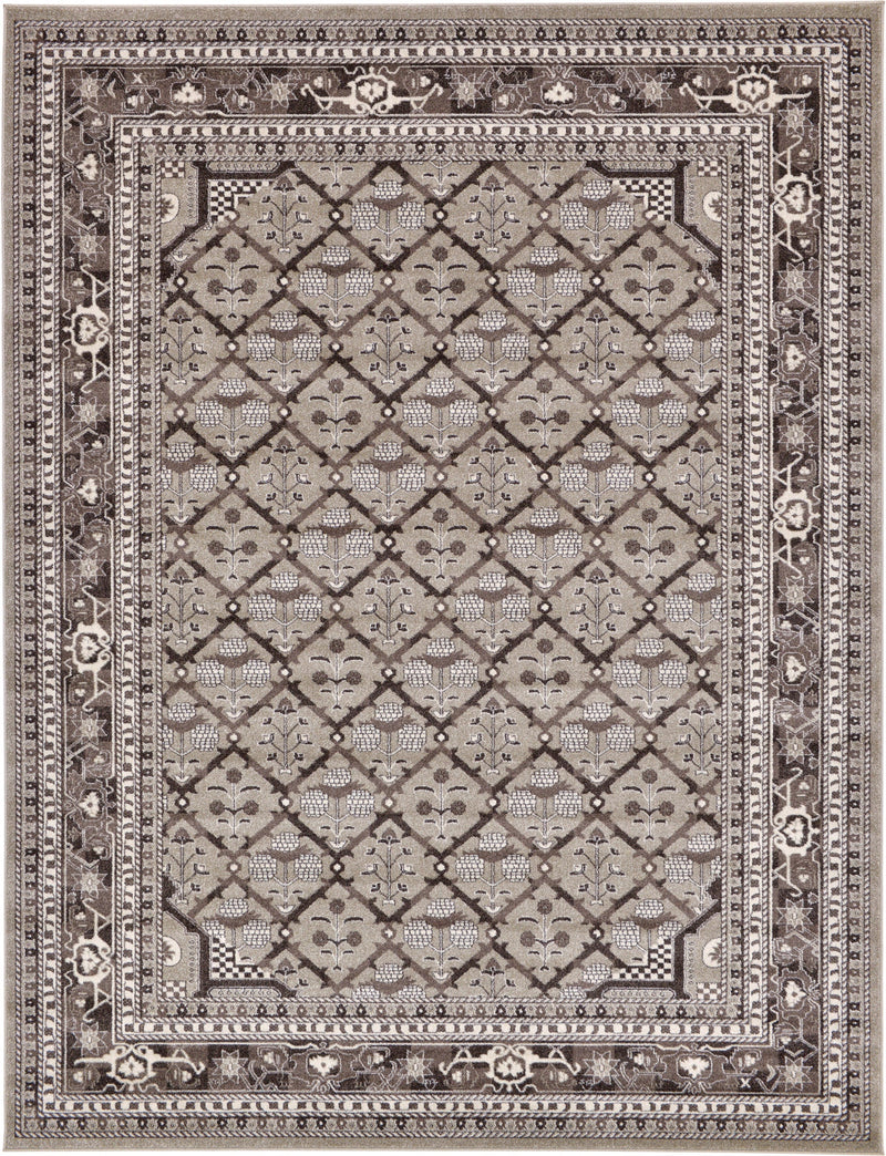 Horizon Collection Area Rug -  Aurora Rectangle Light Brown  lifestyle 5
