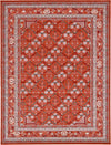 Horizon Collection Area Rug -  Aurora Rectangle Terracotta  lifestyle 6