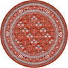 Horizon Collection Area Rug -  Aurora Round Terracotta  lifestyle 69