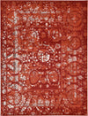 Horizon Collection Area Rug -  Zenith Rectangle Terracotta  lifestyle 4