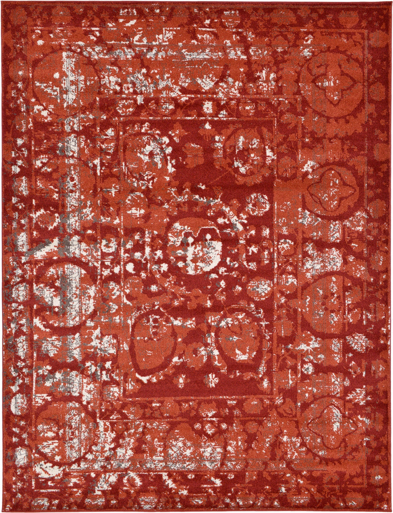 Horizon Collection Area Rug -  Zenith Rectangle Terracotta  lifestyle 4