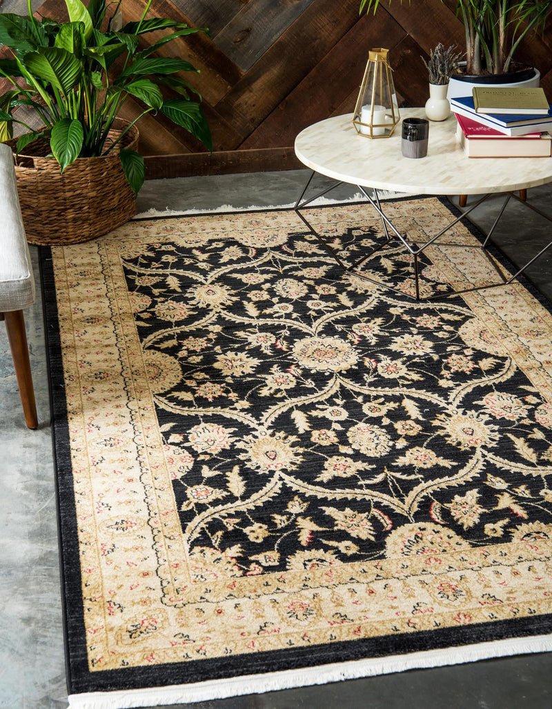 Chelsea Elegance Collection Area Rug -  Stockwell Rectangle Black  lifestyle 14
