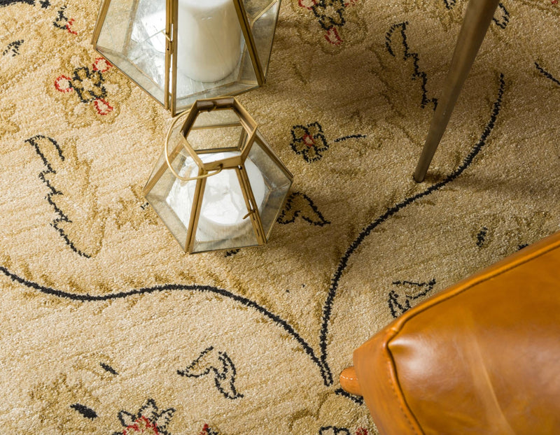 Chelsea Elegance Collection Area Rug -  Stockwell Round Beige  lifestyle 111