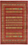 Zagros Oasis Collection Area Rug -  Masjed Rectangle Red Main