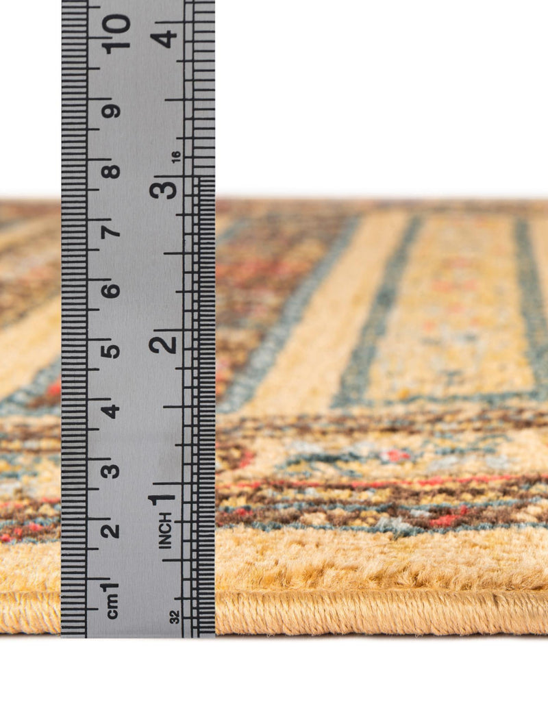 Zagros Oasis Collection Area Rug -  Khorramabad Rectangle Tan  lifestyle 73