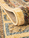 Zagros Oasis Collection Area Rug -  Khorramabad Rectangle Tan  lifestyle 78