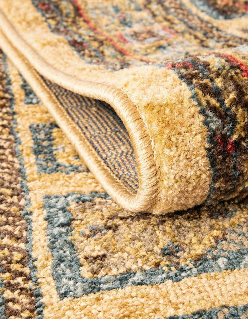 Zagros Oasis Collection Area Rug -  Khorramabad Rectangle Tan  lifestyle 78