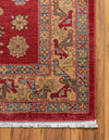 Persian Elegance Collection Area Rug - Isfahan Rectangle Red  lifestyle 10