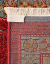 Persian Elegance Collection Area Rug - Isfahan Rectangle Red  lifestyle 11