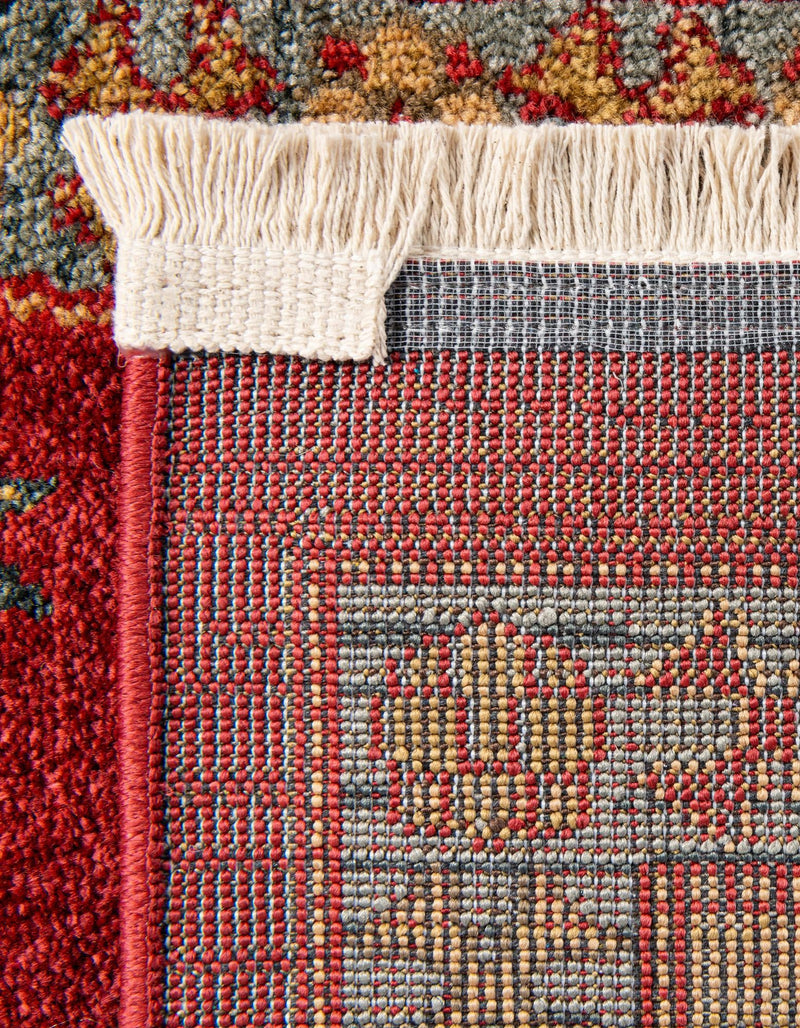 Persian Elegance Collection Area Rug - Isfahan Rectangle Red  lifestyle 11