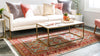 Persian Elegance Collection Area Rug -  Nain Rectangular Light Blue  lifestyle 19
