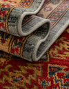 Persian Elegance Collection Area Rug -  Nain Rectangular Light Blue  lifestyle 60
