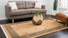 Zagros Oasis Collection Area Rug -  Tuyserkan Rectangle Tan  lifestyle 3