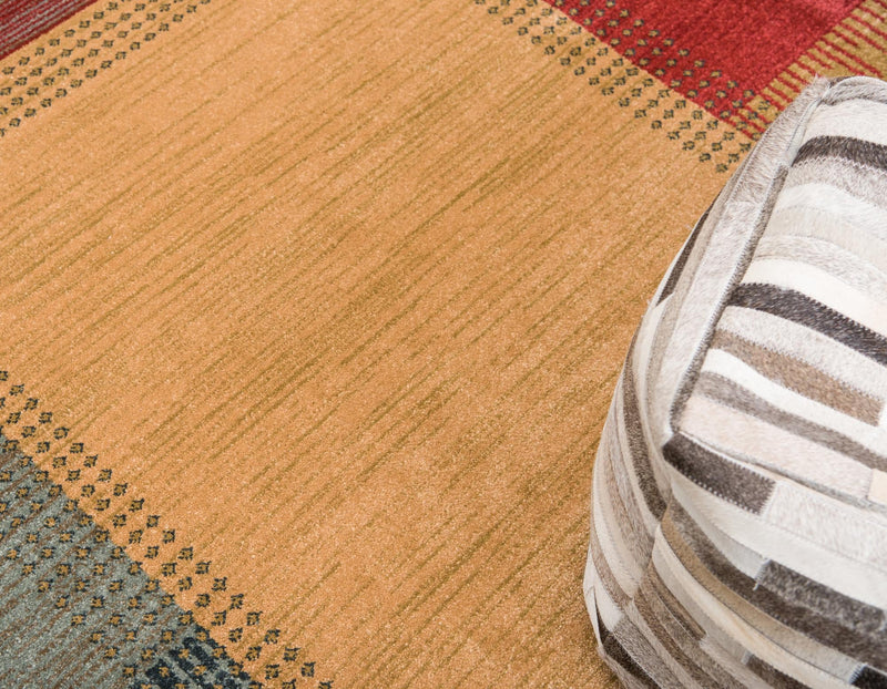 Zagros Oasis Collection Area Rug -  Darrehshahr Rectangle Tan  lifestyle 5