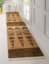 Zagros Oasis Collection Area Rug -  Malayer Runner Tan  lifestyle 14