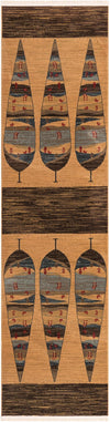 Zagros Oasis Collection Area Rug -  Malayer Runner Tan  lifestyle 11