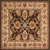 Jaipur Elegance Collection Area Rug -  Jal Square Brown  lifestyle 52