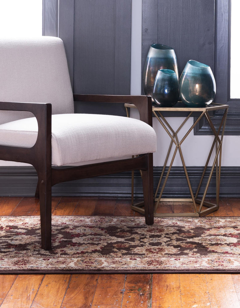 Jaipur Elegance Collection Area Rug -  Jal Runner Brown  lifestyle 35
