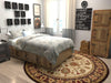 Jaipur Elegance Collection Area Rug -  Jal Round Cream  lifestyle 38